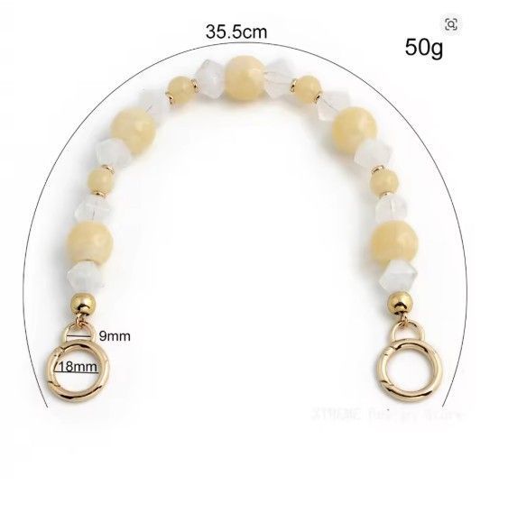 Stone Shape Acrylic Chain-35 cm