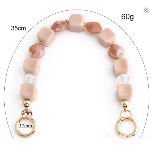 Stone Shape Acrylic Chain-35 cm
