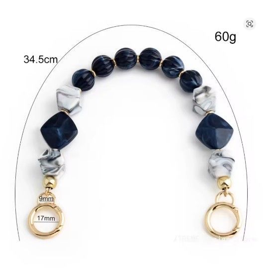 Stone Shape Acrylic Chain-35 cm