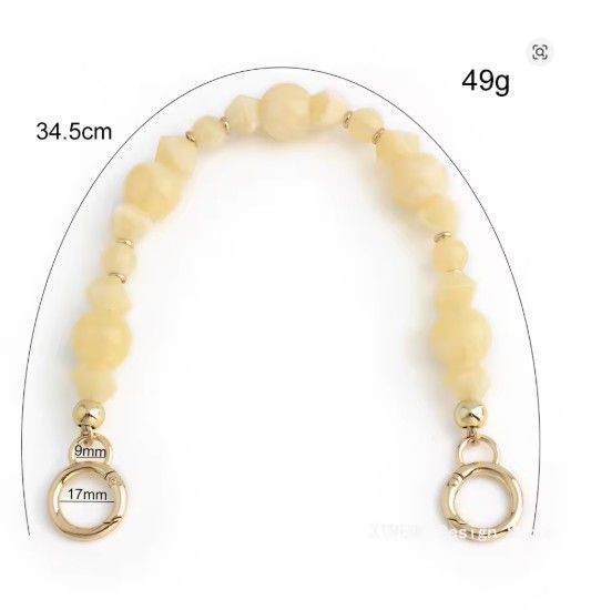 Stone Shape Acrylic Chain-35 cm