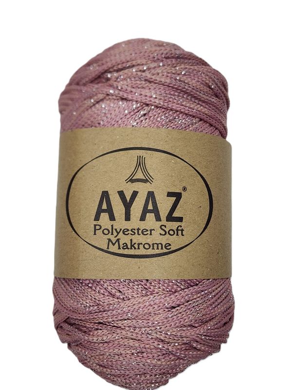 Ayaz-Polyester Soft Macrome Glitter-61-101