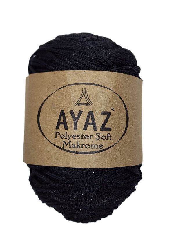 Ayaz-Polyester Soft Macrome Glitter-1217-119