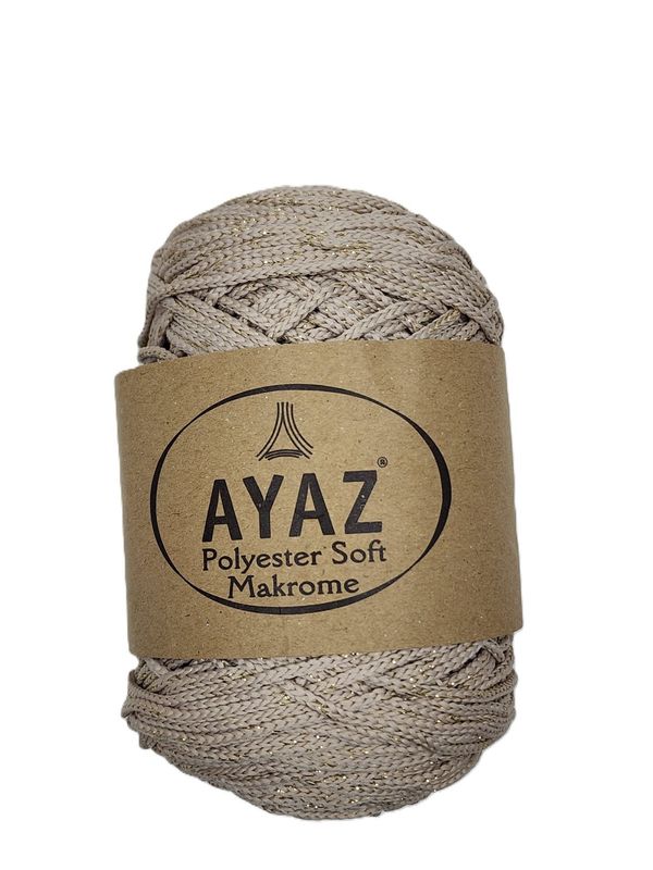 Ayaz-Polyester Soft Macrome Glitter-260-103