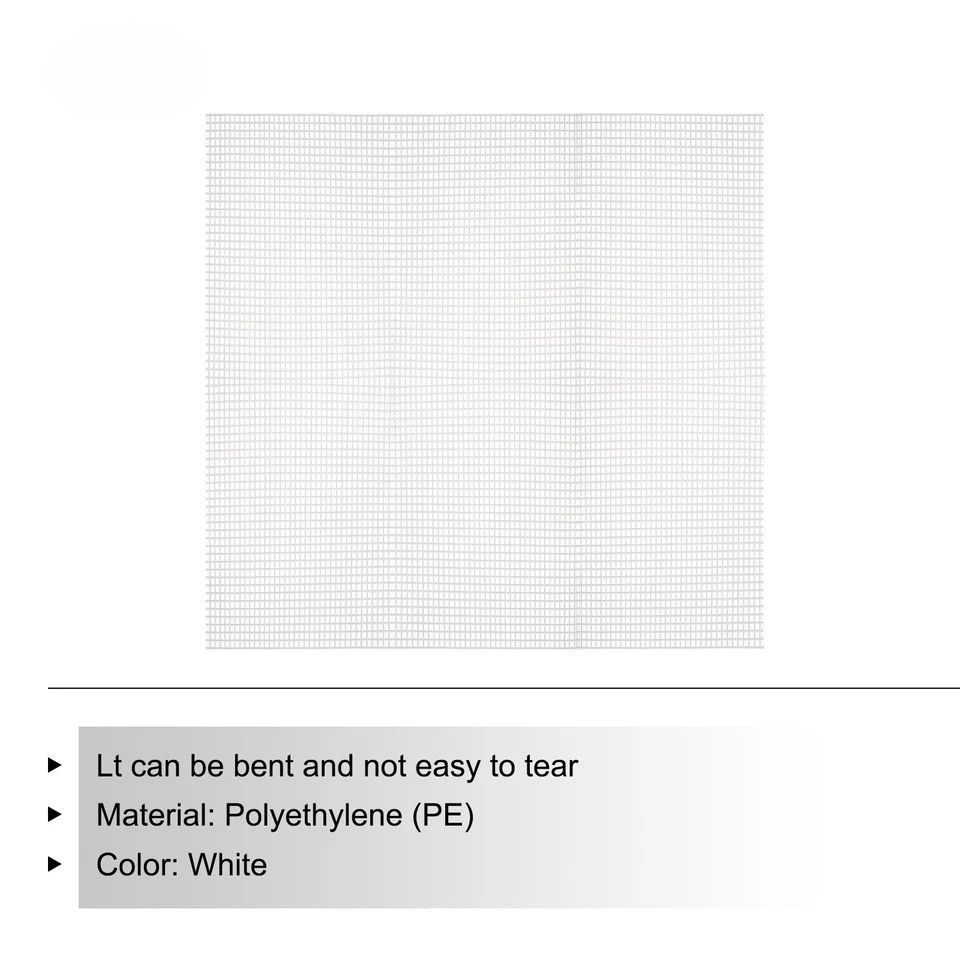 White Plastic Canvas 53.5 cm* 50 cm