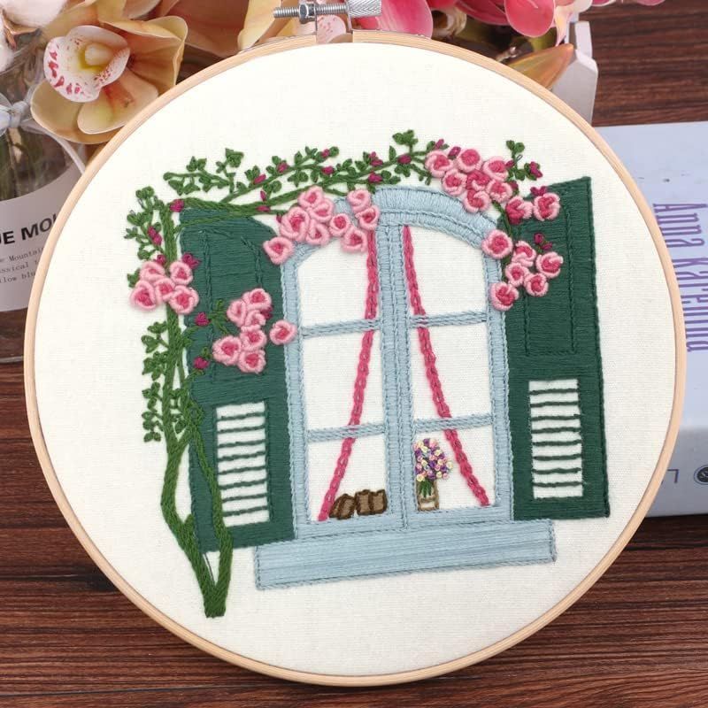 Window Pattern Embroidery Set - N1096