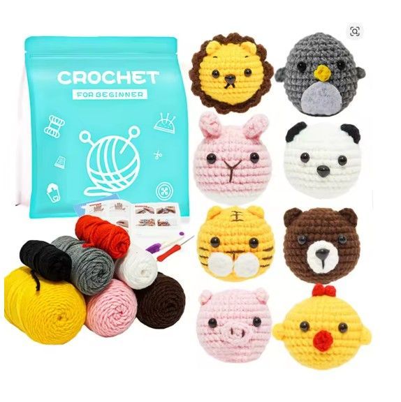 Animal Key chain Crochet Kit