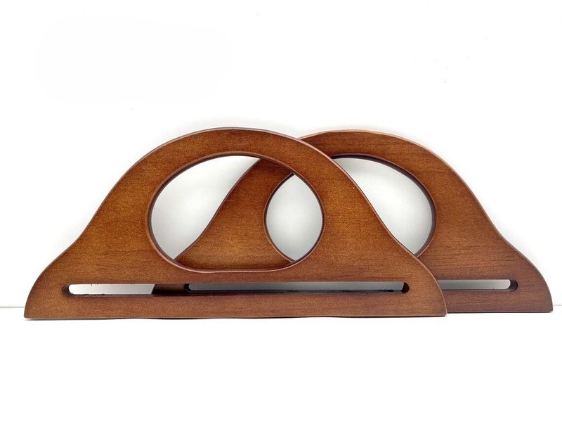1 Pair Wooden Handle -20 CM