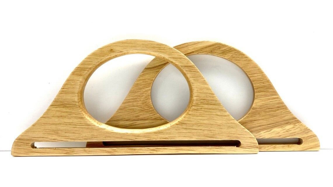 1 Pair Wooden Handle -20 CM
