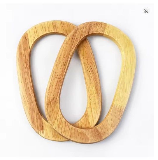 1 Pair Wooden Handle -16 CM