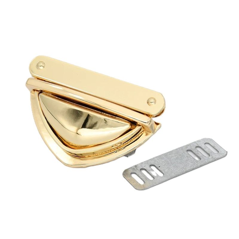 1 piece Bag Lock Metal Gold- 4.5 cm
