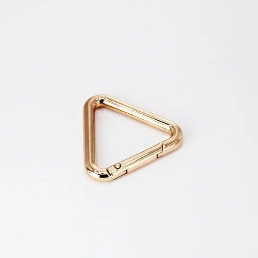 1 Piece Triangle Spring Lock Gold- 2.7 CM