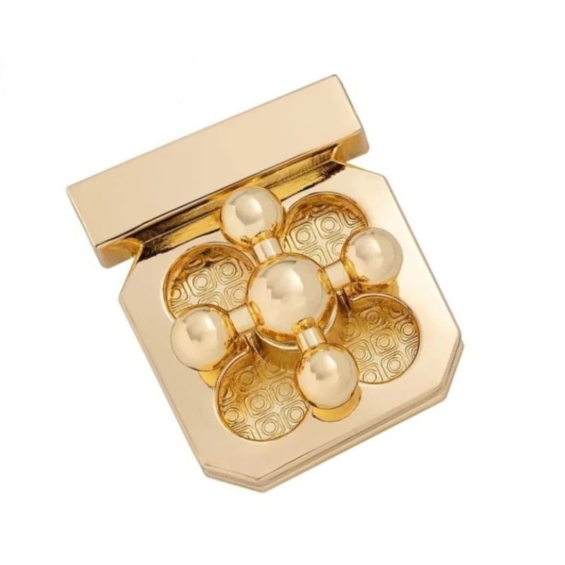 1 piece High Quality Metal Clasp Turn Lock Gold- 3 cm