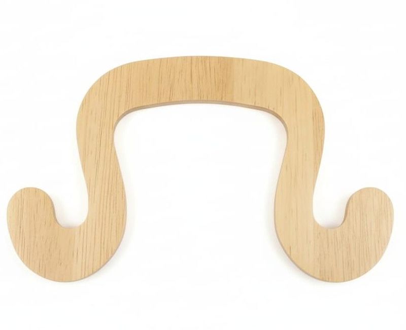 1 Pair Wooden Handle -17 CM