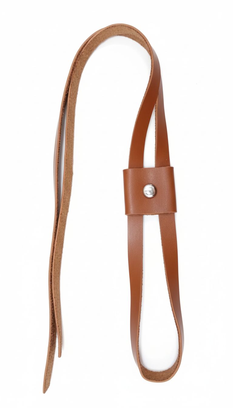 Leather Handle 48cm -Camel