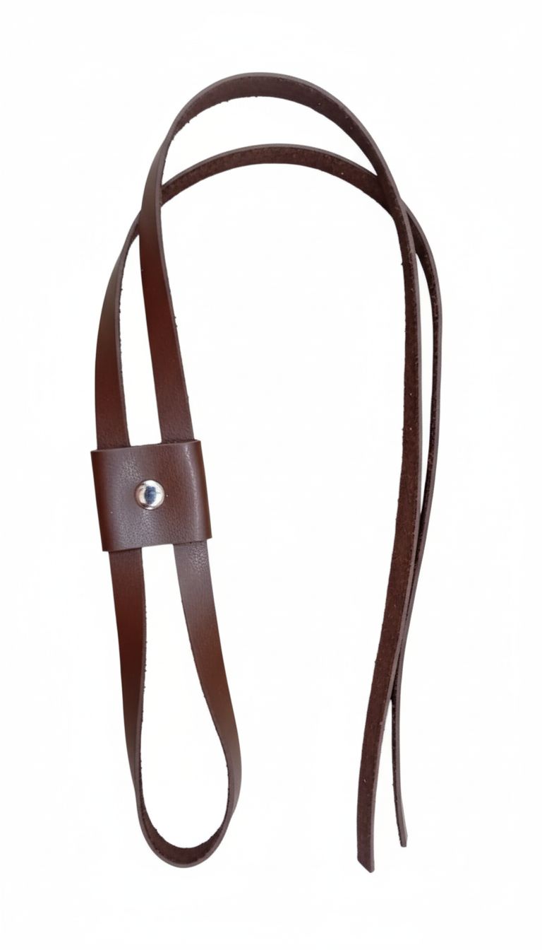 Leather Handle 48cm -Dark Brown