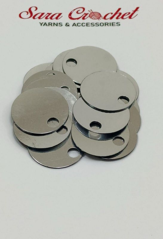 Round Flat Sequin 30mm - Silver