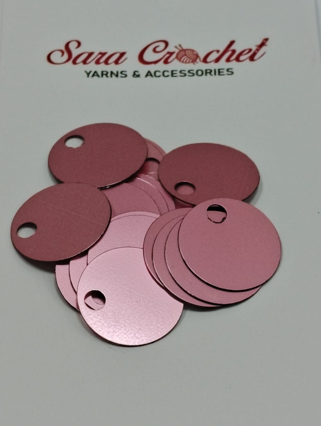 Round Flat Sequin 30mm - Rose