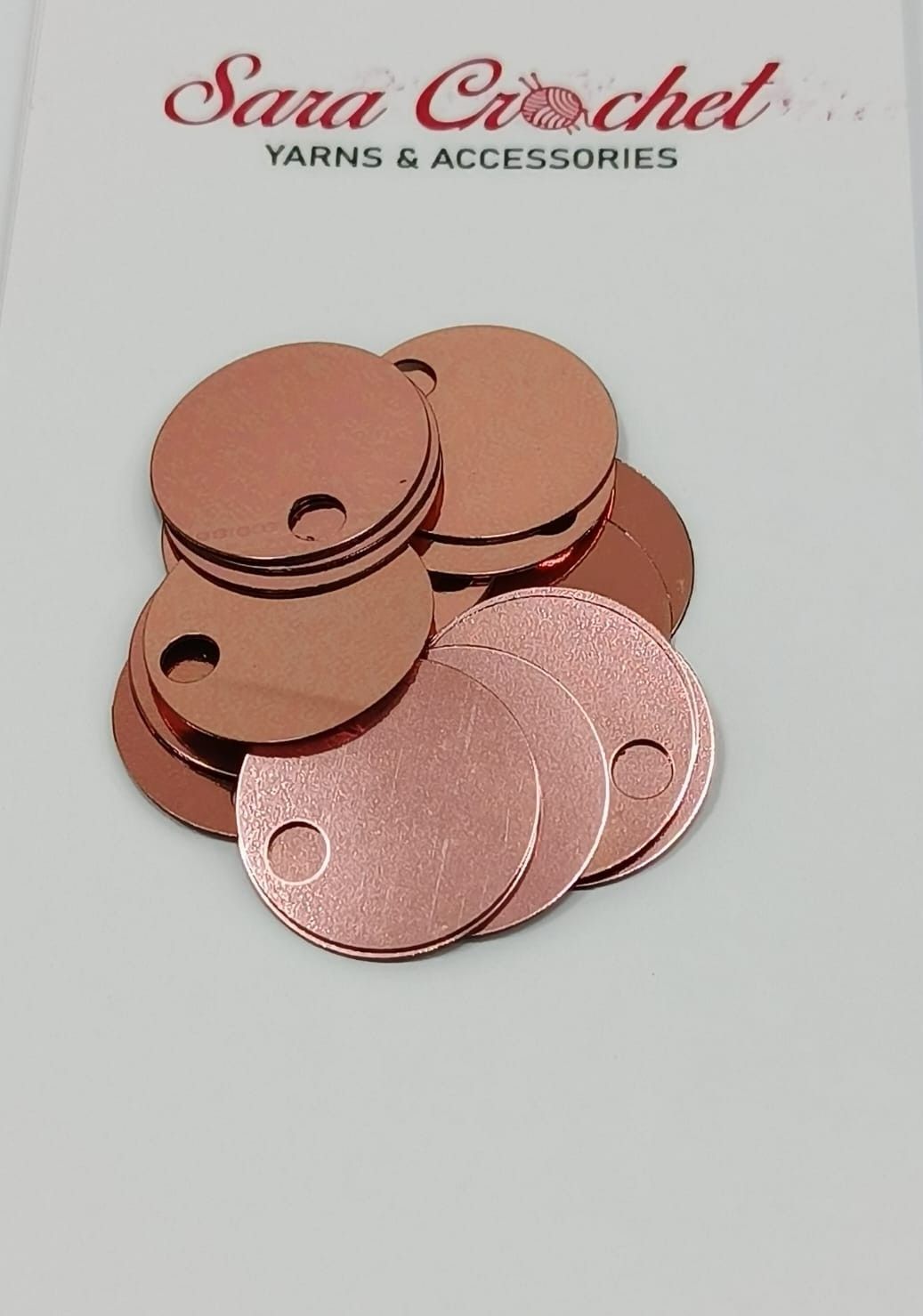 Round Flat Sequin 30mm - Cupper