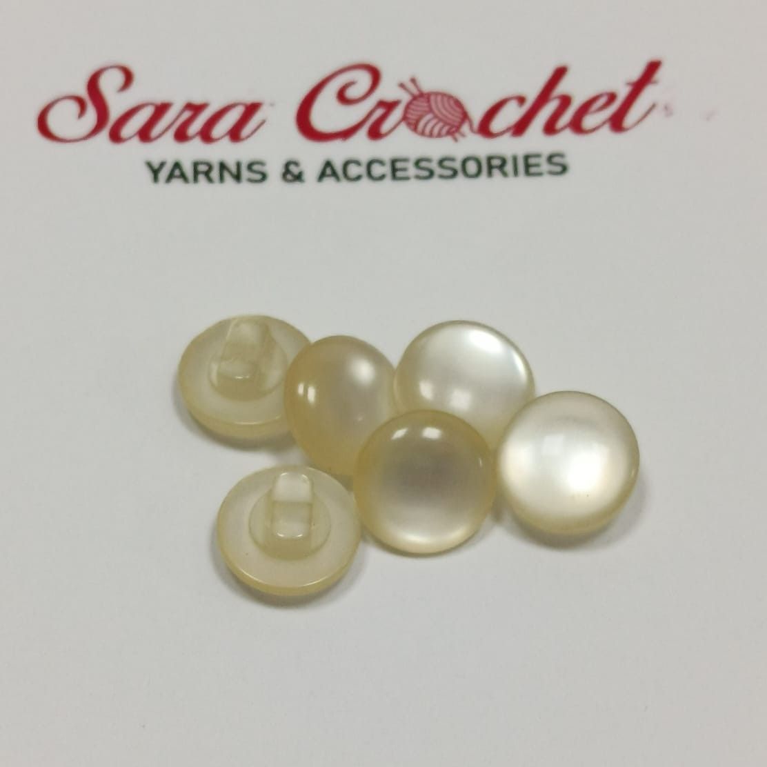 Buttons- 6 Pieces