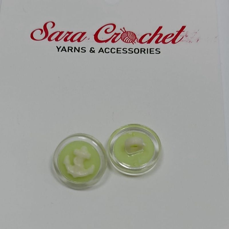 Buttons- 6 Pieces
