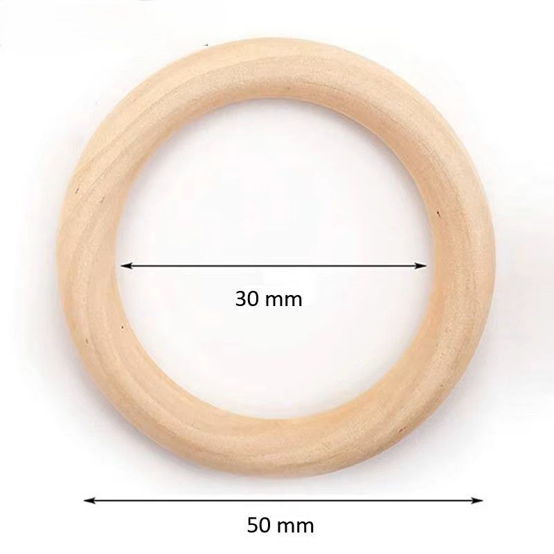 Wooden Ring - 4 pieces