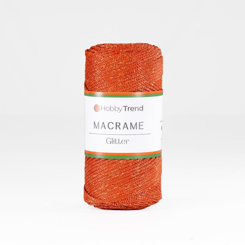 HobbyTrend-Macrame Glitter -118C