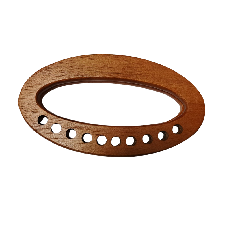 Pair Wooden Oval Handle - 22.5 cm
