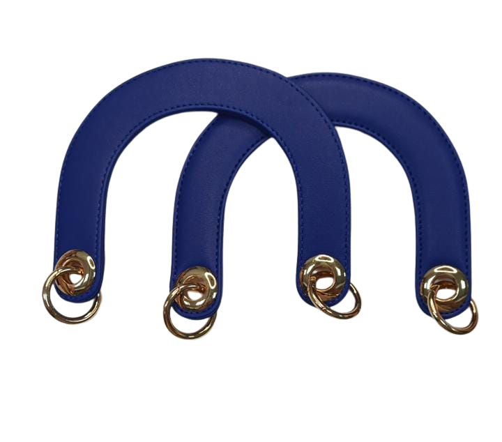U Leather Handles-Royal Blue