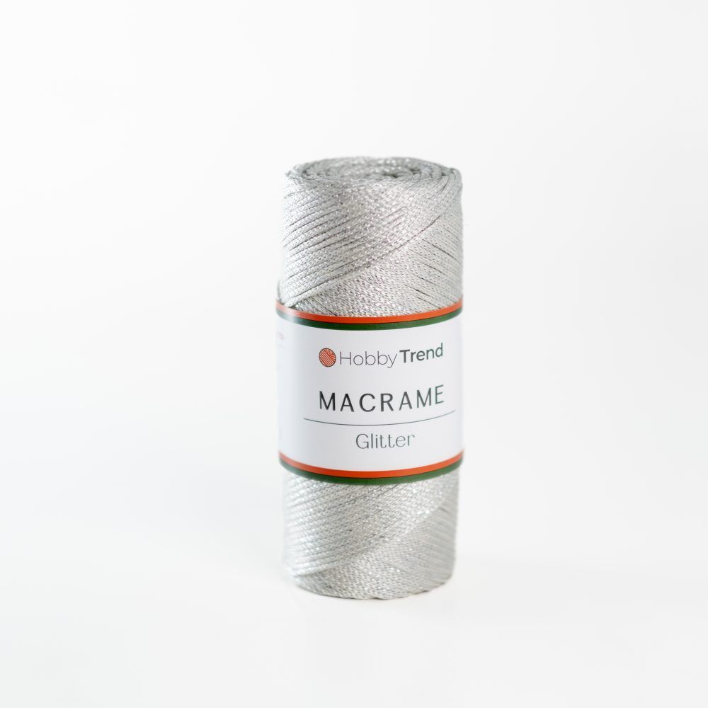 HobbyTrend-Macrame Glitter -010S
