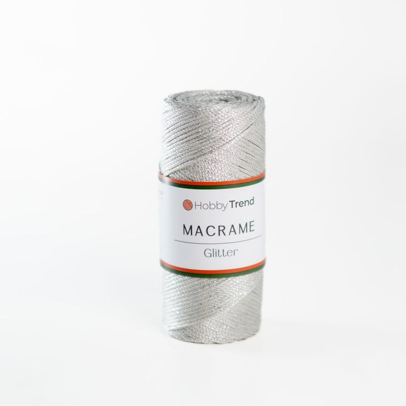HobbyTrend-Macrame Glitter -010S