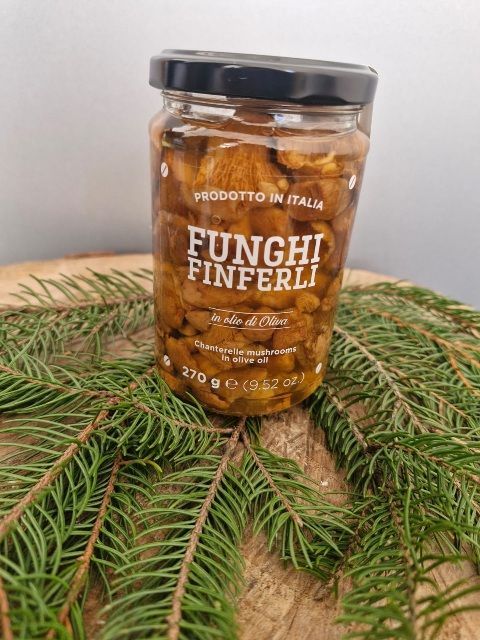 Funghi finferli in olio d'oliva 270g