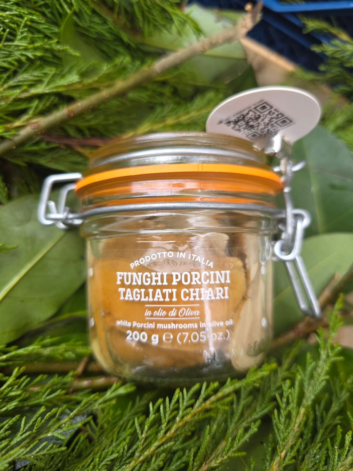 Funghi porcini tagliati chiari in olio d'oliva 200g