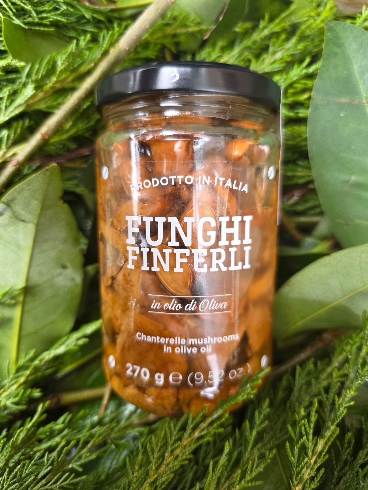 Funghi finferli in olio d'oliva 270g