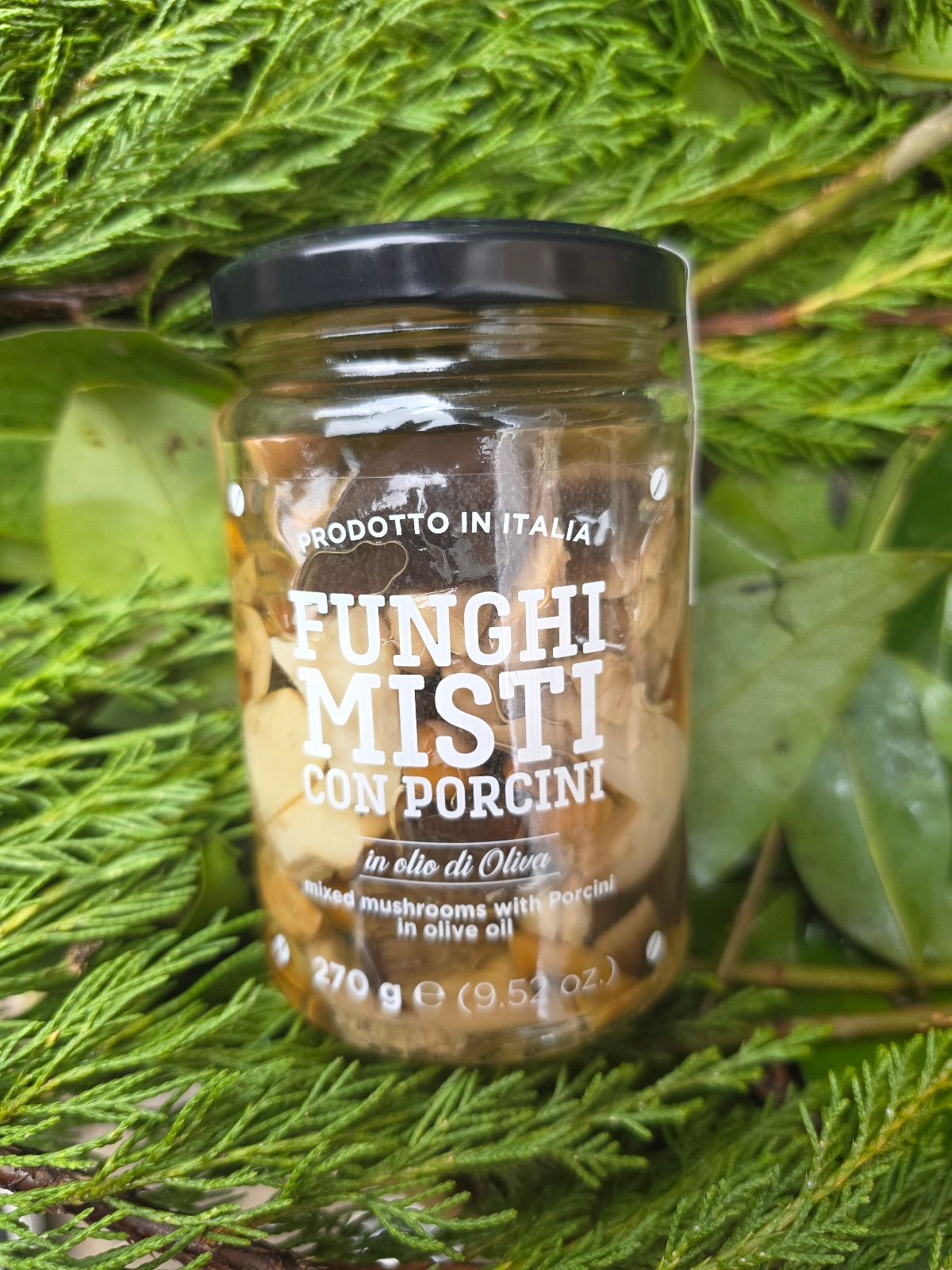 Funghi misti con porcini in olio d'oliva 270g