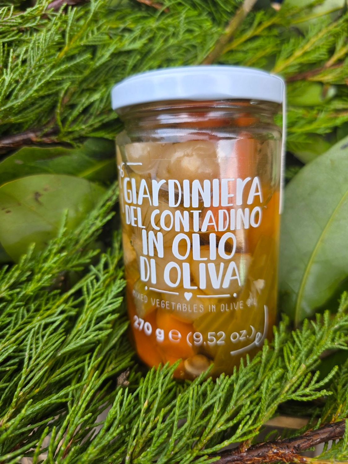Giardiniera del contadino in olio d'oliva 270g