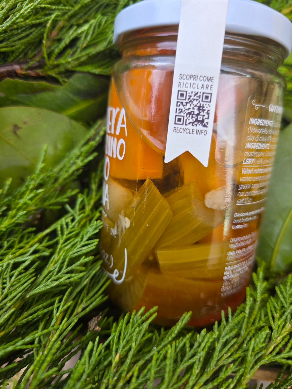 Giardiniera del contadino in olio d'oliva 270g