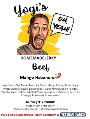 2 LBS. Mango Habanero Beef Jerky