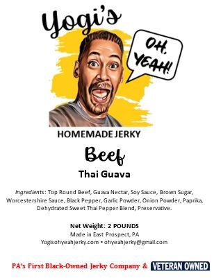 2 LBS. Thai Guava Beef Jerky