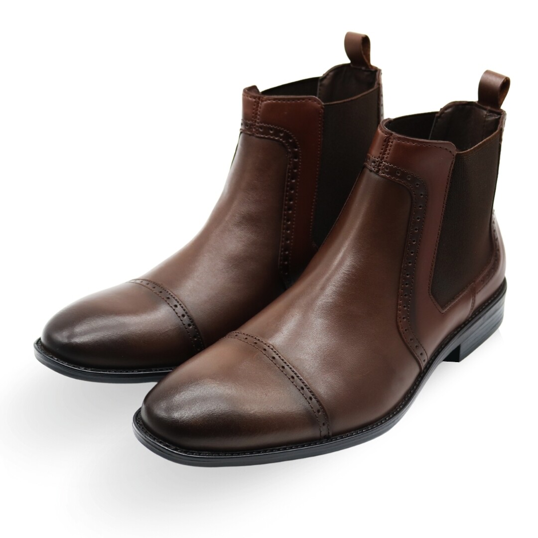 BOTIN CHELSEA PERFO ATANADO CAOBA/QUATAR