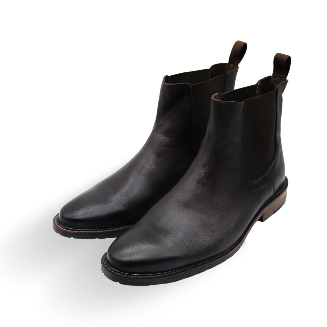 BOTIN CHELSEA TRACK ATANADO CHOCOLATE