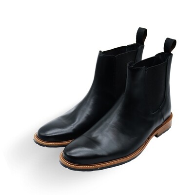 BOTIN CHELSEA TRACK ATANADO NEGRO