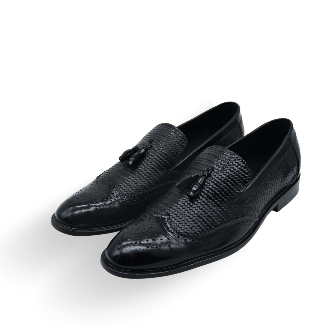 MOCASIN BOSTO ENTRETEJIDO CAMALEON CAMPANA