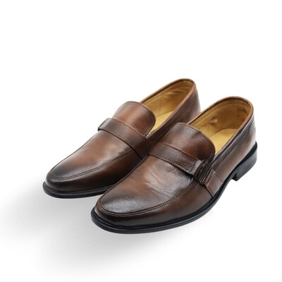 MOCASIN MEZCLILLA CAFÉ