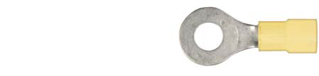 Wire Terminals Yellow Nylon Crimp Type