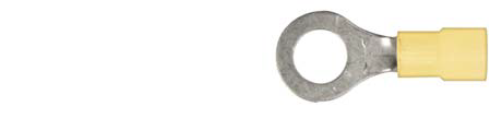 Wire Terminals Yellow Nylon Crimp Type