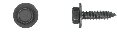 Screws Indented Hex Head Sems® Black Finish