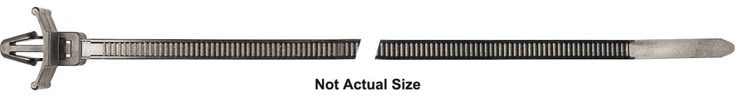 Cable Ties Push Mount Type Nylon Black