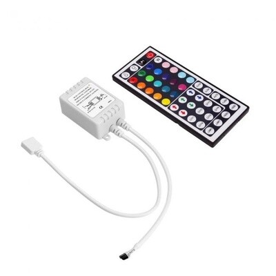 Controller - RGB 44 Keys for Strip Lights 12-24V