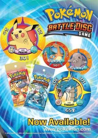 Pokemon Battle Disc Game Booster Box [2011][Blue Packs]