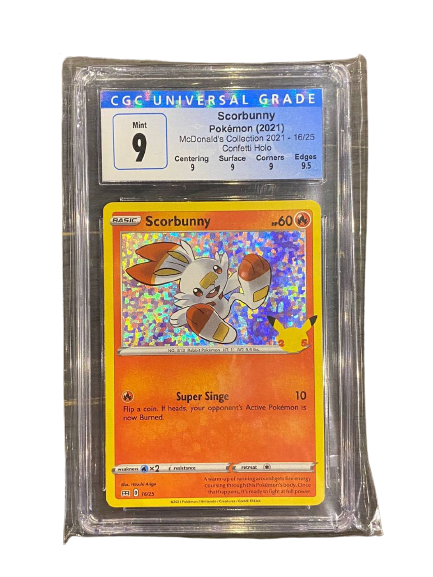 Scorbunny Mcdonalds CGC 9